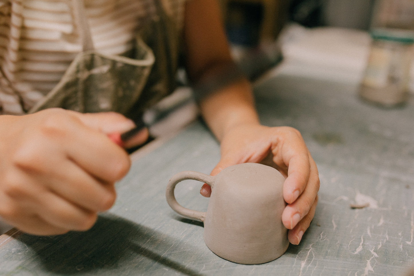 crea la tua tazza per la colazione  - esperienza ceramica a Venezia - laurapottery.it