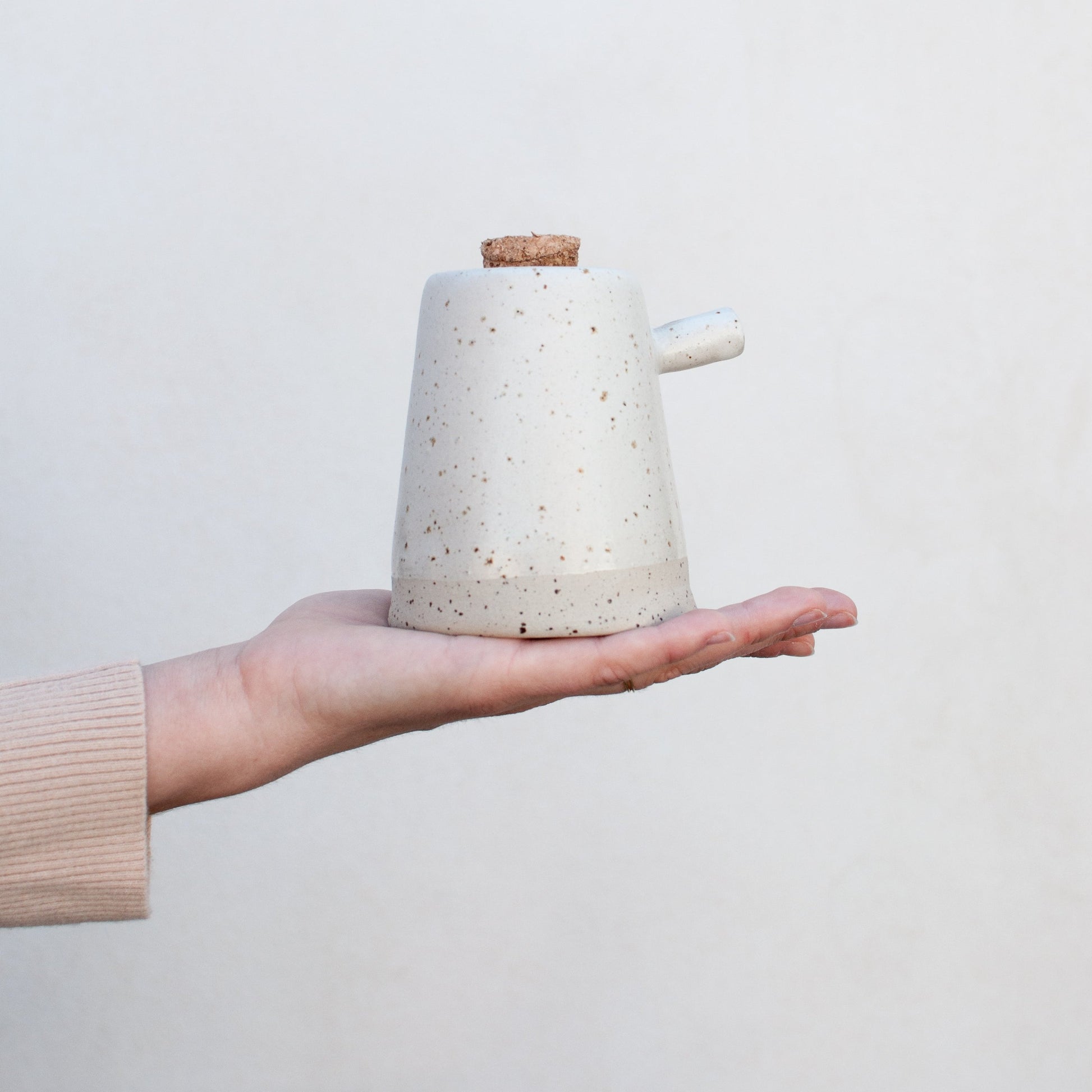 Mini Oliera In Ceramica Masseria 95ml - Tappo In Sughero, Design Pugliese - Foto 11